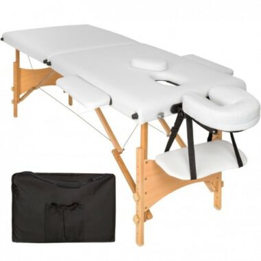 Table de massage pliante 2 Zones Bois, cosmétique