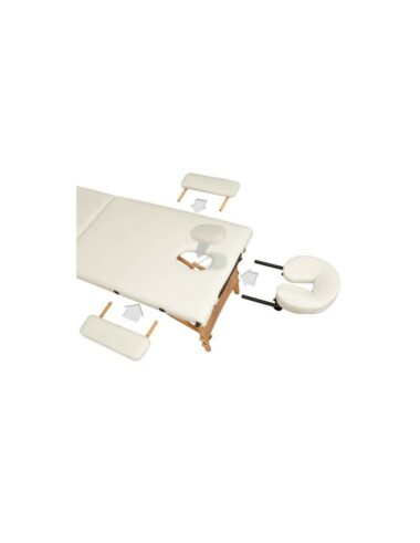 Table de massage pliante 2 Zones Bois, cosmétique