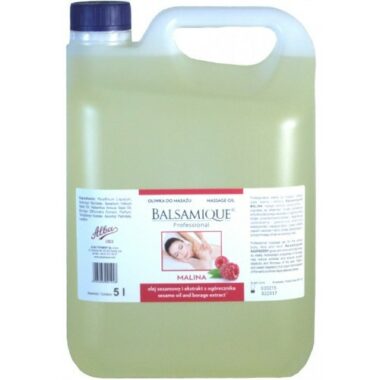 Huile de massage , huile d`Olive aux extraits de Framboises et Bourrache 5 Litres