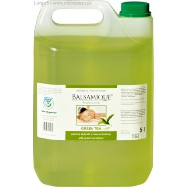 Huile de massage au The vert , huile d`Olive et extraits d`Amandes