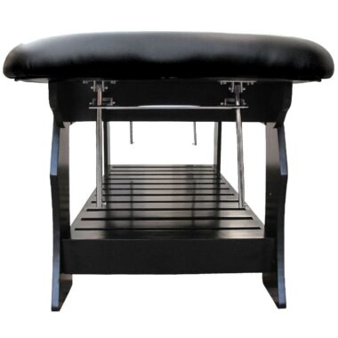 Table de massage fixe en bois , spa, salon de massage cosmétique