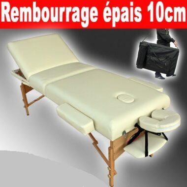 Table de massage Pliante 3 Zones Epqisseur 13 cm + Housse