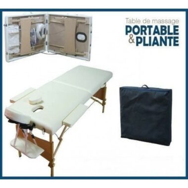 Table de massage Transportable en bois Vente Flash valable 48H
