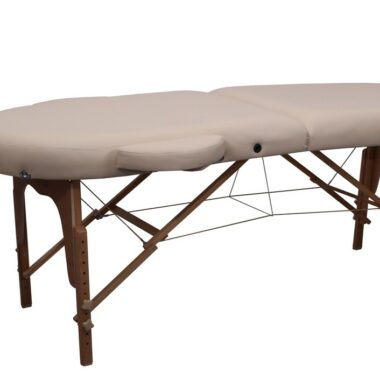 Table de Massage Reiki pliante bois Zen Ovale