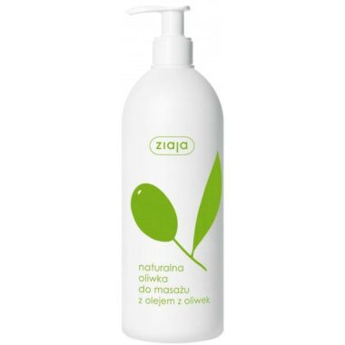 Ziaja Olive Huile de massage naturelle à l'huile d'olive Flacon de 500 ml