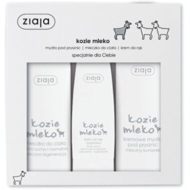 SET CRÈME AU LAIT DE CHEVRE MARQUE ZIAJA