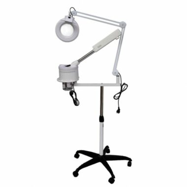 Vapozone avec lampe loupe institut esthétique rotation 360°