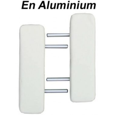 Table esthéticienne pliante 3 zones de Luxe (Aluminium) avec Accessoires en plus