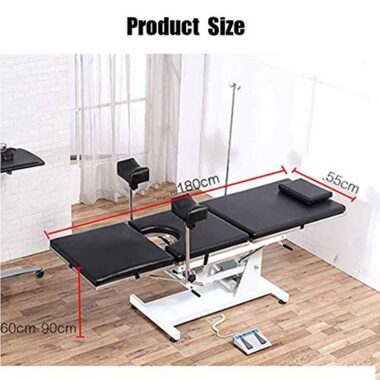 WANGXN Couchette de Soins électrique Professional avec Repose-tête et Repose-Pieds Table de Massage – Image 9