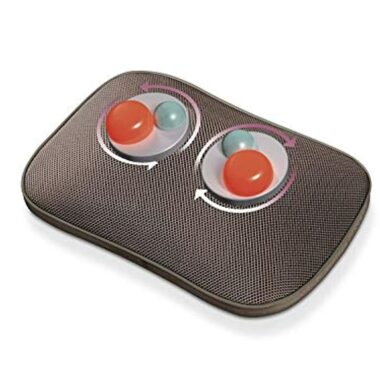 Coussin de massage Shiatsu MG 147 de Beurer | Coussin chauffant massant | Massage bienfaisant à domicile | Parfait pour les cervicales, le mal de dos et les lombaires |