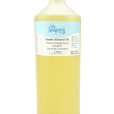 Huile d'amande douce - 1 liter produit cosmétique pour massage, aromathérapie, savons et lotions.