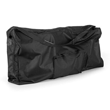 Klarfit MS 300 Siège chaise massage tatouage (en acier, max. 120kg, pliable et livré avec son sac de transport, rembourrage en mousse épais de 5 cm) - bleu – Image 6