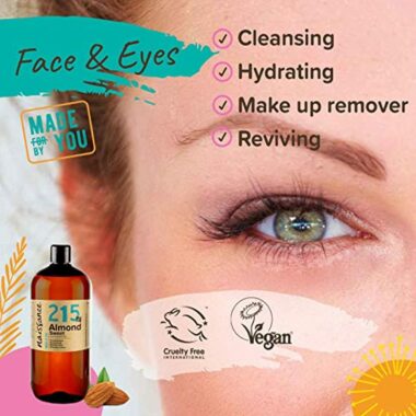 Naissance Huile d’Amande Douce (n° 215) – 1 litre – 100% naturelle, végan, sans OGM – inodore, parfaite pour les massages, les cheveux et la peau – Image 5