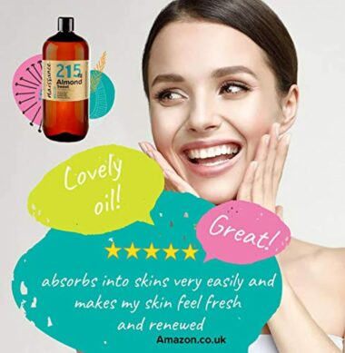 Naissance Huile d’Amande Douce (n° 215) – 1 litre – 100% naturelle, végan, sans OGM – inodore, parfaite pour les massages, les cheveux et la peau – Image 6