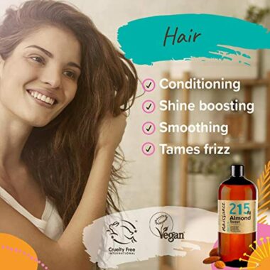 Naissance Huile d’Amande Douce (n° 215) – 1 litre – 100% naturelle, végan, sans OGM – inodore, parfaite pour les massages, les cheveux et la peau – Image 7