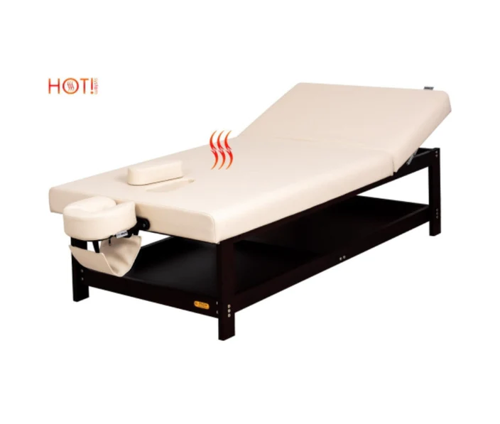 Table de massage fixe Thaï deux zones avec chauffage