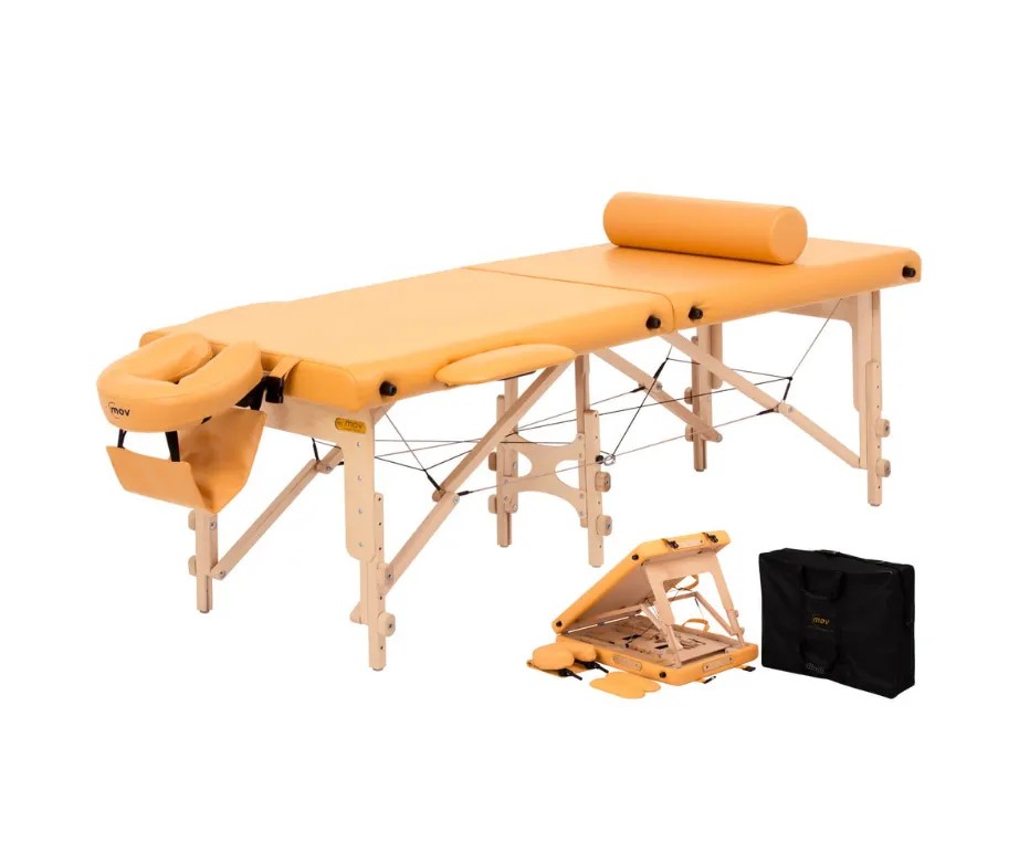 Table de massage pliante Premium Ultra bois 6 pieds