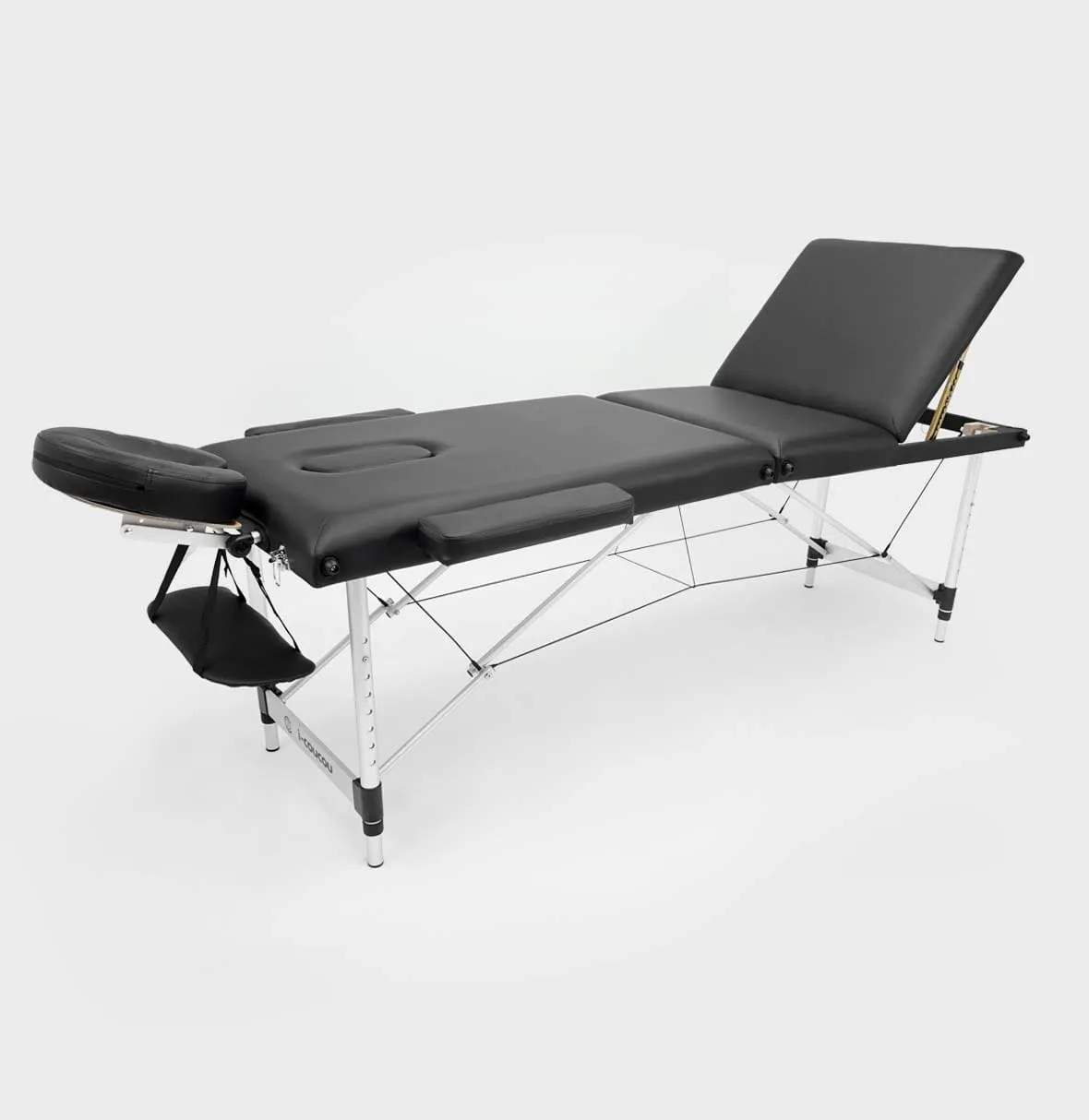 LIT DE MASSAGE COSMÉTIQUE EN ALUMINIUM