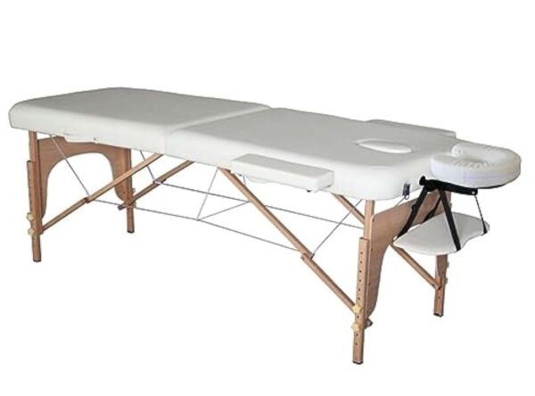 Table de Massage Pliante 186x71cm Blanche