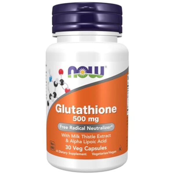 N.Foods Glutathion 500 mg (30 gélules végétales) Neutralisant les radicaux libres – Image 2